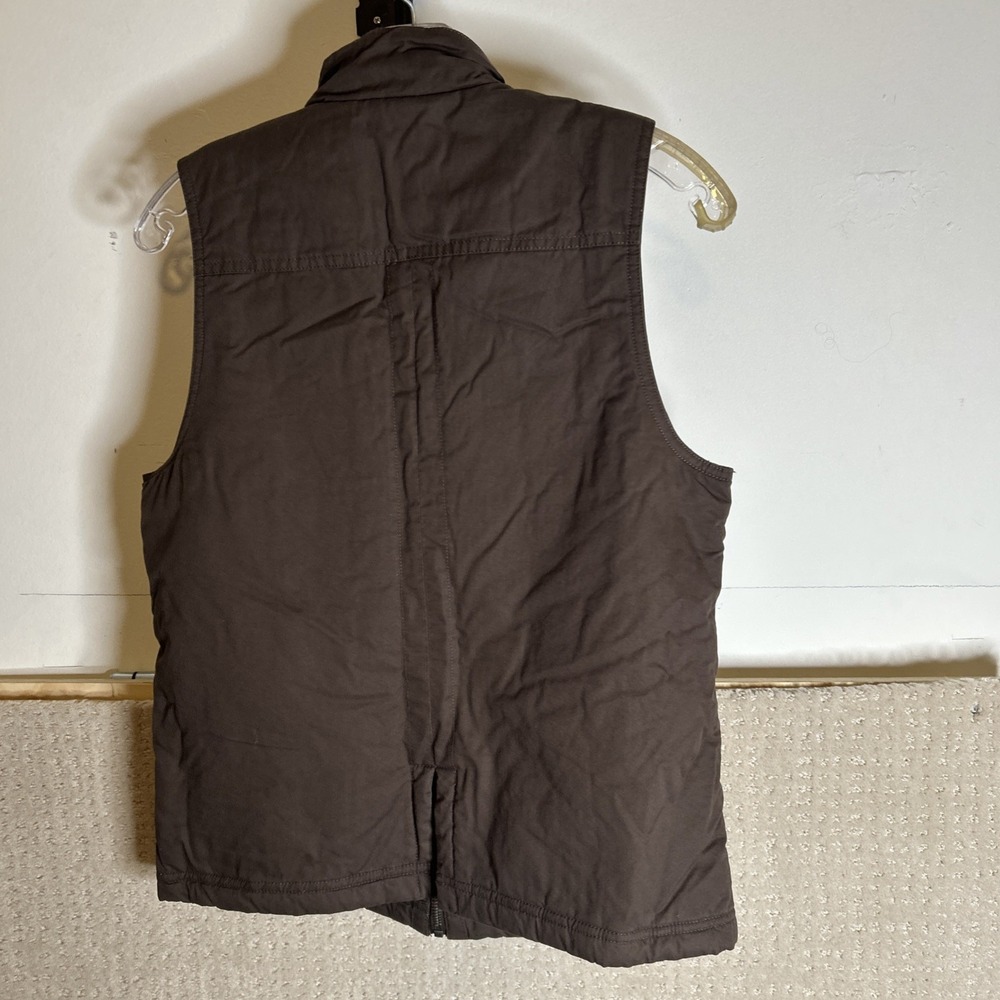 Jolt Fleece Lined Vest Brown Sz S - Picture 5 of 6